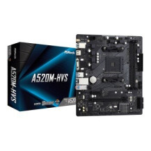 ASRock A520M-HVS - AMD - Presa AM4 - AMD Ryzen 3 3rd Gen - 3rd Generation AMD Ryzen 5 - 3rd Generation AMD Ryzen 7 - 3rd Generat