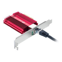 TP-LINK TX401 - Interno - Cablato - PCI Express - Ethernet - 10000 Mbit/s - Rosso