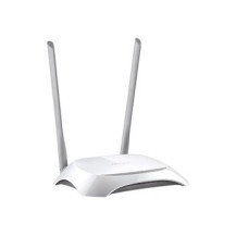 TP-LINK TL-WR840N - Wi-Fi 4 (802.11n) - Banda singola (2.4 GHz) - Collegamento ethernet LAN - Grigio - Bianco