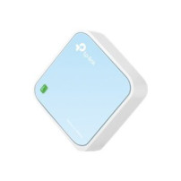 TP-LINK TL-WR802N - Wi-Fi 4 (802.11n) - Banda singola (2.4 GHz) - Collegamento ethernet LAN - Blu - Bianco - Router da tavolo