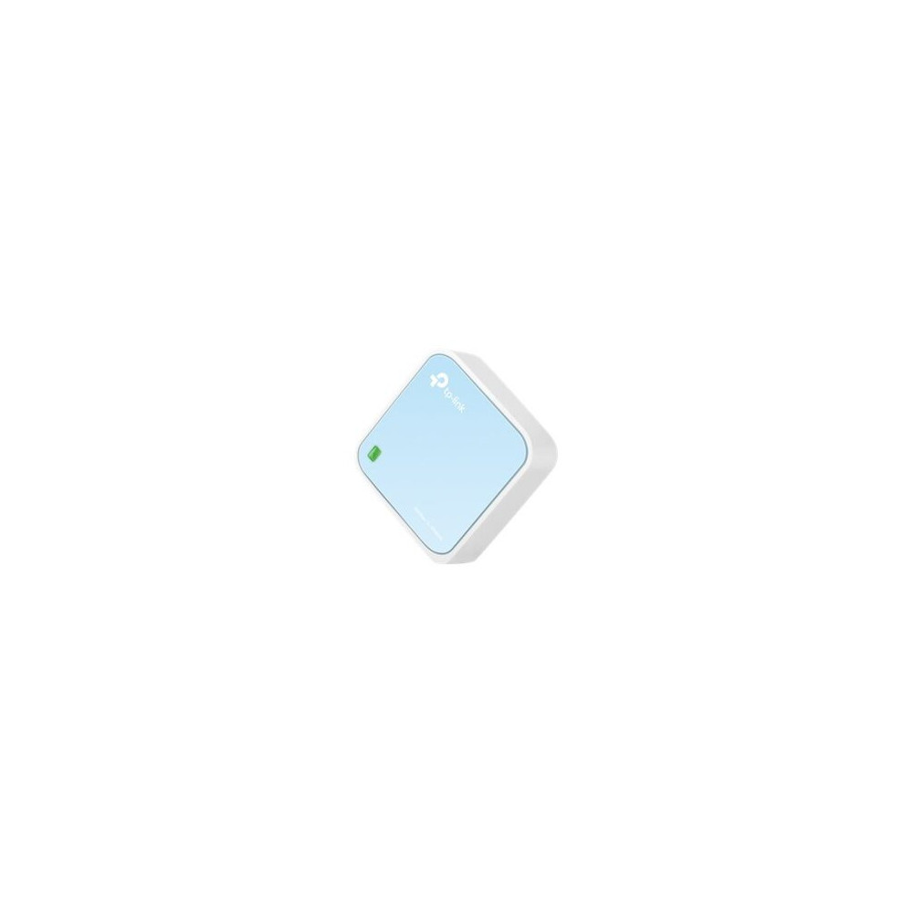 TP-LINK TL-WR802N - Wi-Fi 4 (802.11n) - Banda singola (2.4 GHz) - Collegamento ethernet LAN - Blu - Bianco - Router da tavolo