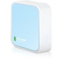 TP-LINK TL-WR802N - Wi-Fi 4 (802.11n) - Banda singola (2.4 GHz) - Collegamento ethernet LAN - Blu - Bianco - Router da tavolo
