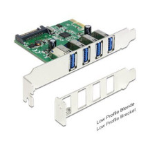Delock 89360 - PCIe - USB 3.2 Gen 1 (3.1 Gen 1) - Windows 7 Home Basic,Windows 7 Home Basic x64,Windows 7 Home Premium,Windows 7