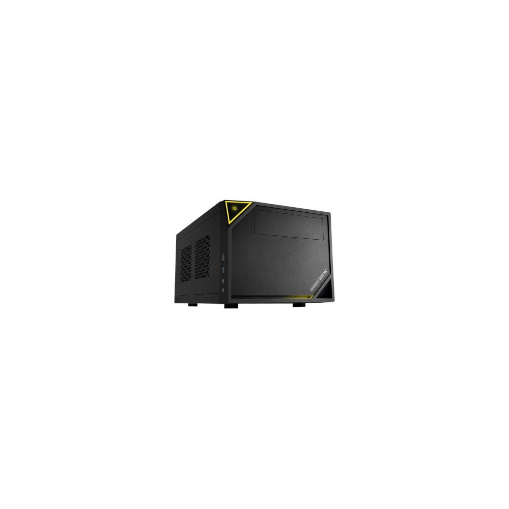 Sharkoon SHARK ZONE C10 - PC - Nero - Giallo - Mini-ITX - Metallo - Giocare - 15 cm