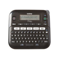 Brother PT-D210VP - QWERTY - Trasferimento termico - 180 x 180 DPI - 20 mm/s - Mini Stilo AAA - Nero