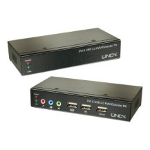 Lindy 39377 - 1600 x 1200 Pixel - Collegamento ethernet LAN - Nero