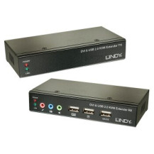 Lindy 39377 - 1600 x 1200 Pixel - Collegamento ethernet LAN - Nero