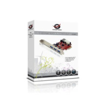 Conceptronic C4USB3EXI - PCIe - USB 3.2 Gen 1 (3.1 Gen 1) - Rosso - Argento - Cina - VIA VL800 - 4,8 Gbit/s