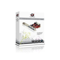 Conceptronic C4USB3EXI - PCIe - USB 3.2 Gen 1 (3.1 Gen 1) - Rosso - Argento - Cina - VIA VL800 - 4,8 Gbit/s