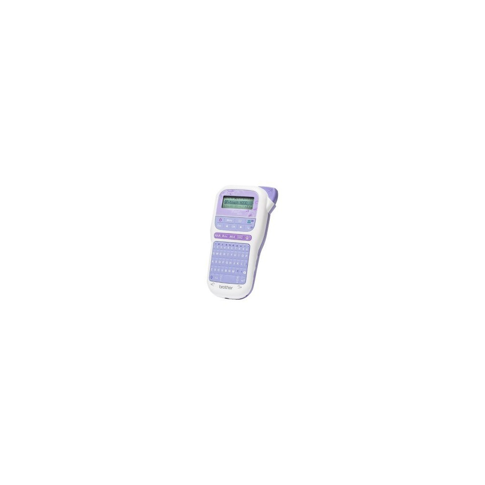 Brother PT-H200 - QWERTY - TZe - Trasferimento termico - Mini Stilo AAA - Alcalino - Blu - Bianco