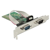 Delock 89557 - PCIe - Seriale - A basso profilo - PCIe 2.0 - RS-232 - Verde