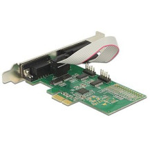 Delock 89557 - PCIe - Seriale - A basso profilo - PCIe 2.0 - RS-232 - Verde