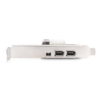 DIGITUS PCIe - IEEE 1394/Firewire - Nero - Metallico - 0,4 Gbit/s - 0 - 70 °C - 25 - 65%