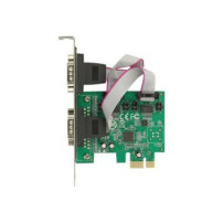 Delock 89641 - PCIe - Seriale - A basso profilo - PCIe 2.0 - RS-232 - Verde