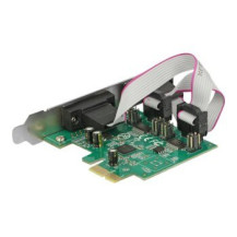 Delock 89641 - PCIe - Seriale - A basso profilo - PCIe 2.0 - RS-232 - Verde