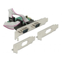 Delock 89641 - PCIe - Seriale - A basso profilo - PCIe 2.0 - RS-232 - Verde