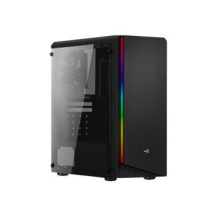 AEROCOOL ADVANCED TECHNOLOGIES Aerocool Rift - Midi Tower - PC - ABS sintetico - SPCC - Nero - ATX,Micro ATX,Mini-ATX - Rosso/Ve