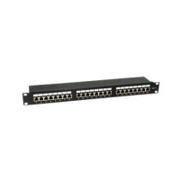 Equip 326425 - Gigabit Ethernet - RJ-45 - Cat6 - Nero - Montaggio a rack - 1U