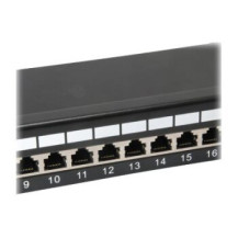Equip 326425 - Gigabit Ethernet - RJ-45 - Cat6 - Nero - Montaggio a rack - 1U