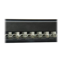 Equip 326425 - Gigabit Ethernet - RJ-45 - Cat6 - Nero - Montaggio a rack - 1U