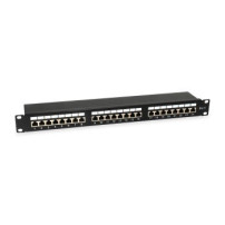Equip 326425 - Gigabit Ethernet - RJ-45 - Cat6 - Nero - Montaggio a rack - 1U