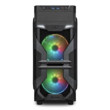 Sharkoon VG7-W RGB - Midi ATX Tower - PC - Acrilico - Nero - ATX,Micro ATX,Mini-ATX - Multi