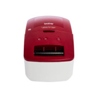 Brother QL-600R - DK - Termica diretta - 300 x 600 DPI - 71 mm/s - Cablato - Rosso - Bianco
