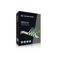 Conceptronic EMRICK02G - PCIe - USB 3.2 Gen 1 (3.1 Gen 1) - Verde - PC - Passivo - Cina