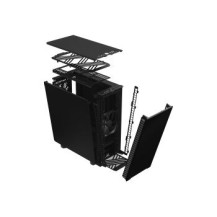 Fractal Design Define 7 Compact - Midi Tower - PC - Alluminio - Acciaio - Nero - ATX - micro ATX - Micro-ITX - Casa/ufficio