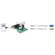 Delock 89948 - PCIe - RS-232 - Verde - Cina - ASIX AX99100 - 256 B
