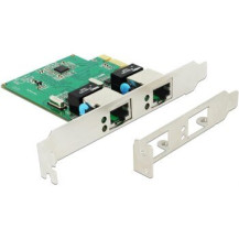 Delock 89999 - Interno - Cablato - PCI Express - WLAN - 1000 Mbit/s - Verde