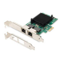 DIGITUS PCI-E Network Card - Cablato - PCI Express - 1000 Mbit/s - Nero