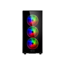 Sharkoon TG5 Pro RGB - Midi Tower - PC - Nero - ATX - micro ATX - Mini-ITX - Acciaio - Vetro temperato - Giocare