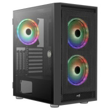 AEROCOOL ADVANCED TECHNOLOGIES Geh AeroCool Midi Graphite black v3 MicroATX/ATX/MiniITX o.N - ATX - ATX - Micro/Mini/Flex-ATX