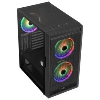 AEROCOOL ADVANCED TECHNOLOGIES Geh AeroCool Midi Graphite black v3 MicroATX/ATX/MiniITX o.N - ATX - ATX - Micro/Mini/Flex-ATX