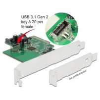 Delock 89029 - PCIe - SATA,USB 3.2 Gen 2 (3.1 Gen 2) - PCIe 3.0 - SATA - 10 Gbit/s - Windows 10,Windows 10 x64,Windows 7,Windows