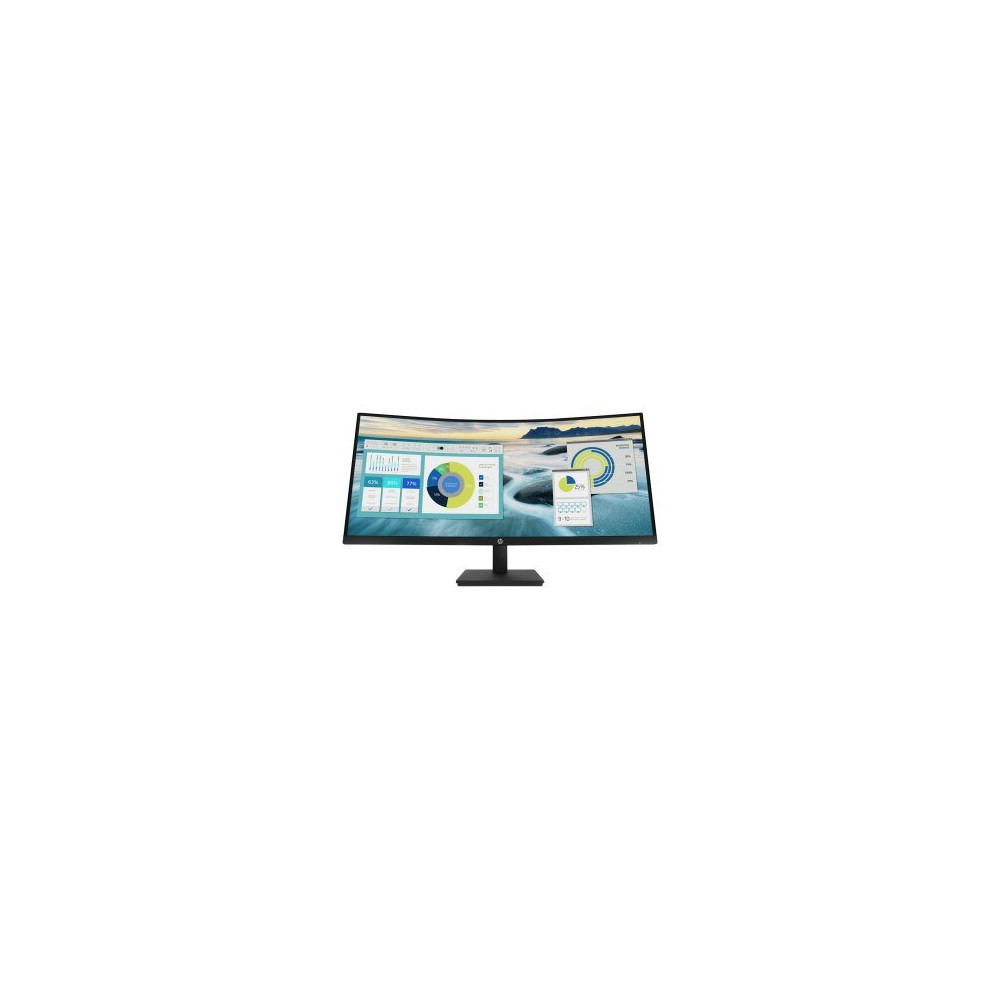 HP P34hc G4 - 86,4 cm (34″) - 3440 x 1440 Pixel - Quad HD - LED - 5 ms - Nero