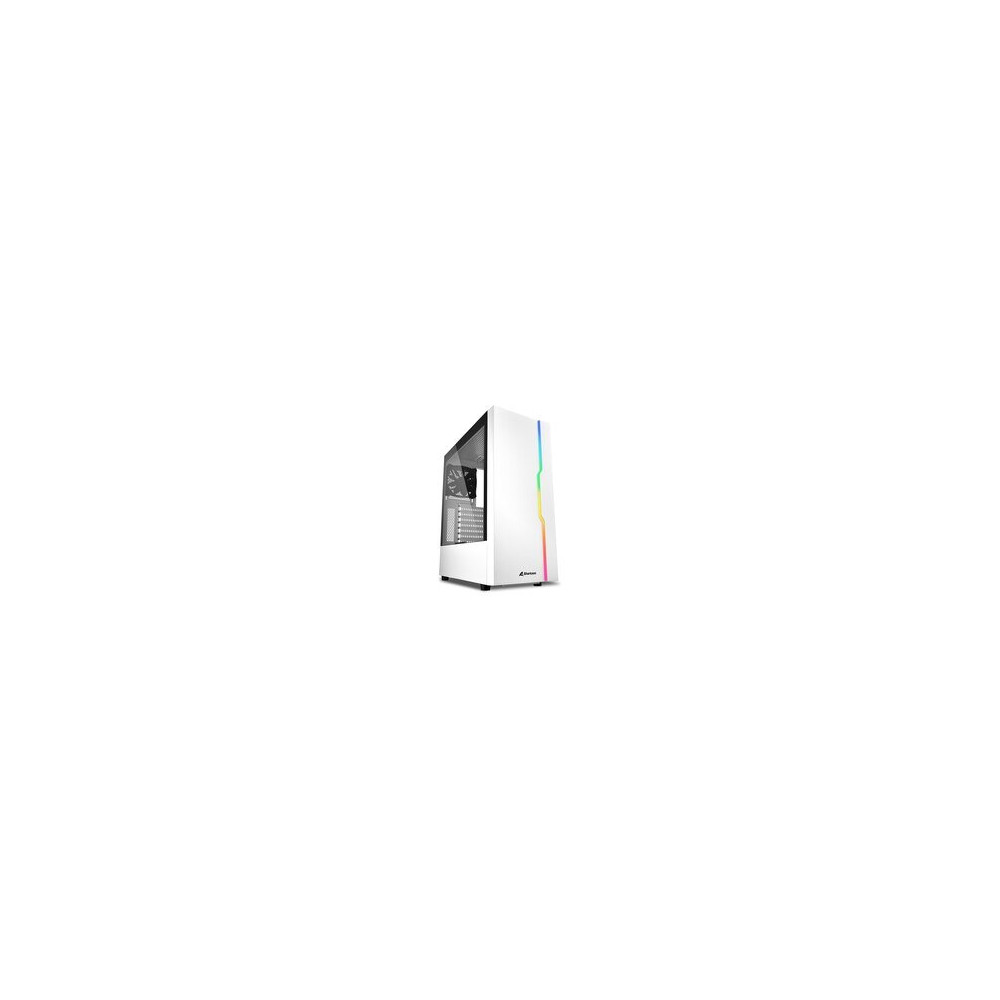 Sharkoon RGB Slider - Midi Tower - PC - Bianco - ATX - micro ATX - Mini-ITX - Giocare - Multi