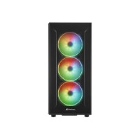 Sharkoon TG6M RGB - Tower - PC - Nero - ATX - micro ATX - Mini-ITX - Giocare - Multi