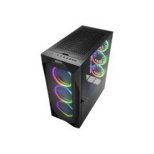 Sharkoon REV300 - Tower - PC - Nero - ATX - EATX - micro ATX - Mini-ITX - Vetro temperato - Ventole