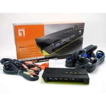 LevelOne ViewCon KVM-0421 4-port Kvm switch - USB VGA