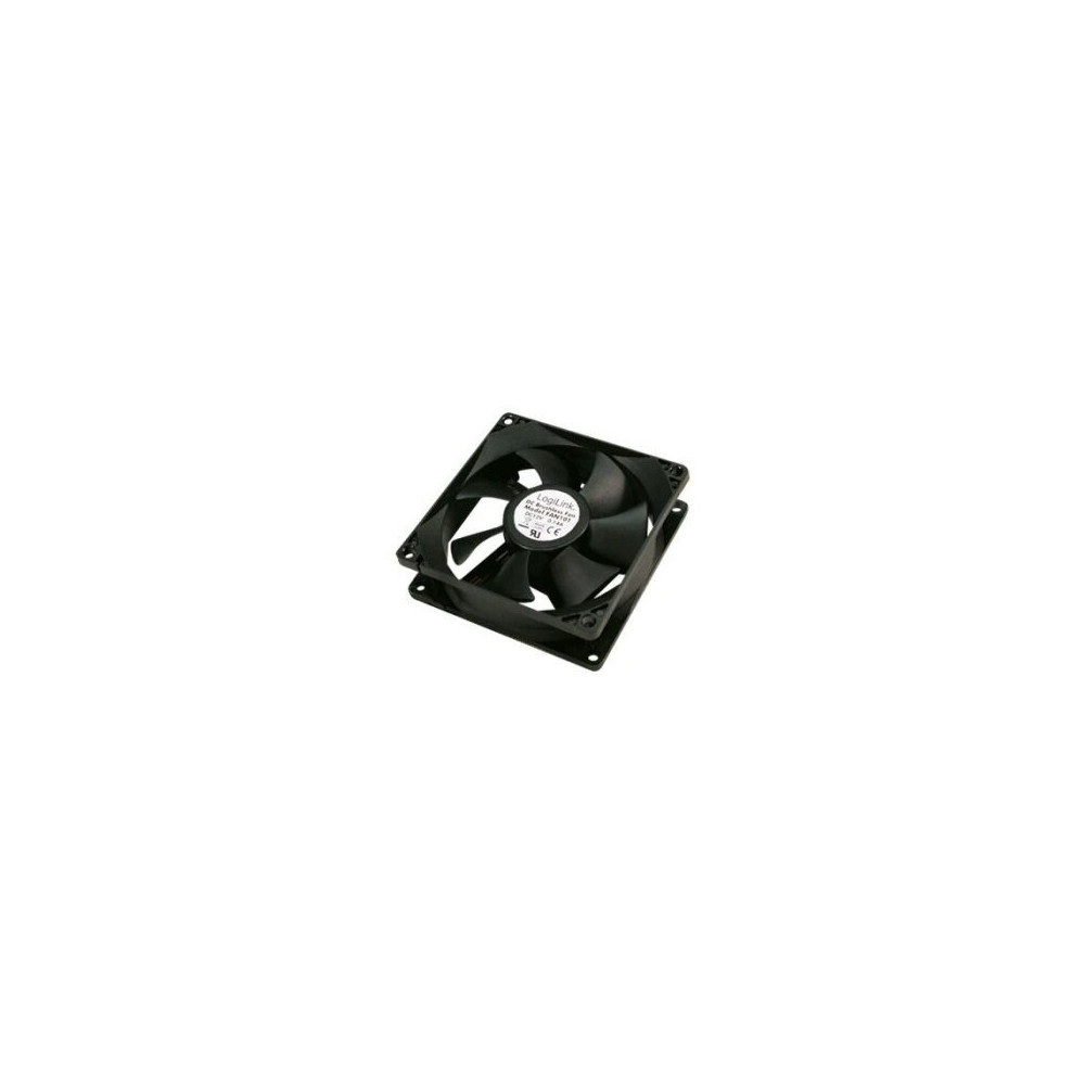 LogiLink PC case cooler - Ventilatore - 32,6 dB - Nero