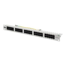 DIGITUS 50-port Patch Panel - RJ-45 - Cat3 - Bianco - Montaggio a rack - 1U