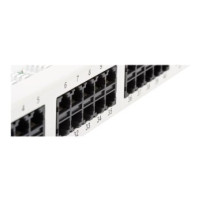 DIGITUS 50-port Patch Panel - RJ-45 - Cat3 - Bianco - Montaggio a rack - 1U
