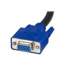 StarTech.com Cavo per commuttatore KVM 2 in 1 VGA e USB - Cavo Switch KVM per USB e VGA da 1,8m - 1,8 m - VGA - Nero - USB - USB