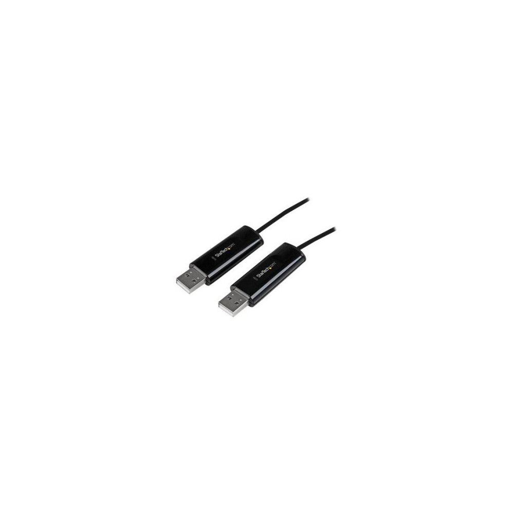 StarTech.com Cavo switch per mouse e tastiera 2 porte USB con trasferimento di file per PC e Mac - Nero