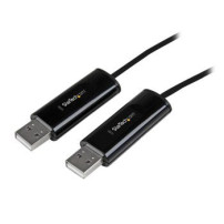 StarTech.com Cavo switch per mouse e tastiera 2 porte USB con trasferimento di file per PC e Mac - Nero