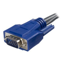 StarTech.com Cavo KVM ultra-sottile VGA USB 2 in 1 1,8 m - 1,8 m - Nero - VGA - USB A + VGA - Maschio/Maschio - 145 mm