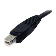 StarTech.com Cavo switch KVM DisplayPort USB 4 in 1 con audio e microfono 1,8 m - 1,829 m - USB - USB - DisplayPort - Nero - Dis