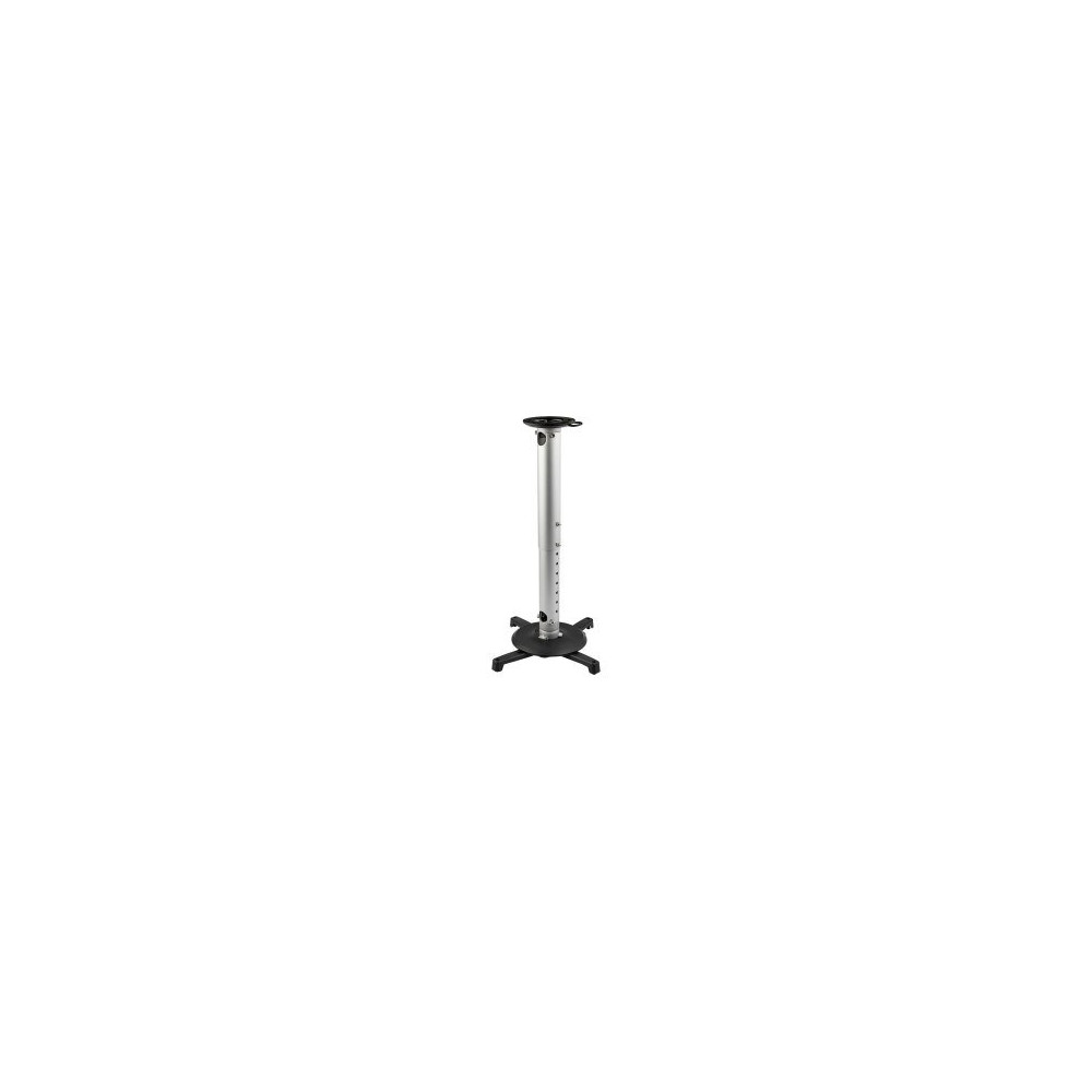 StarTech.com Supporto proiettore a soffitto - Soffitto - 15 kg - Nero - Argento - 127,7 - 705 mm - 360° - -25 - 25°